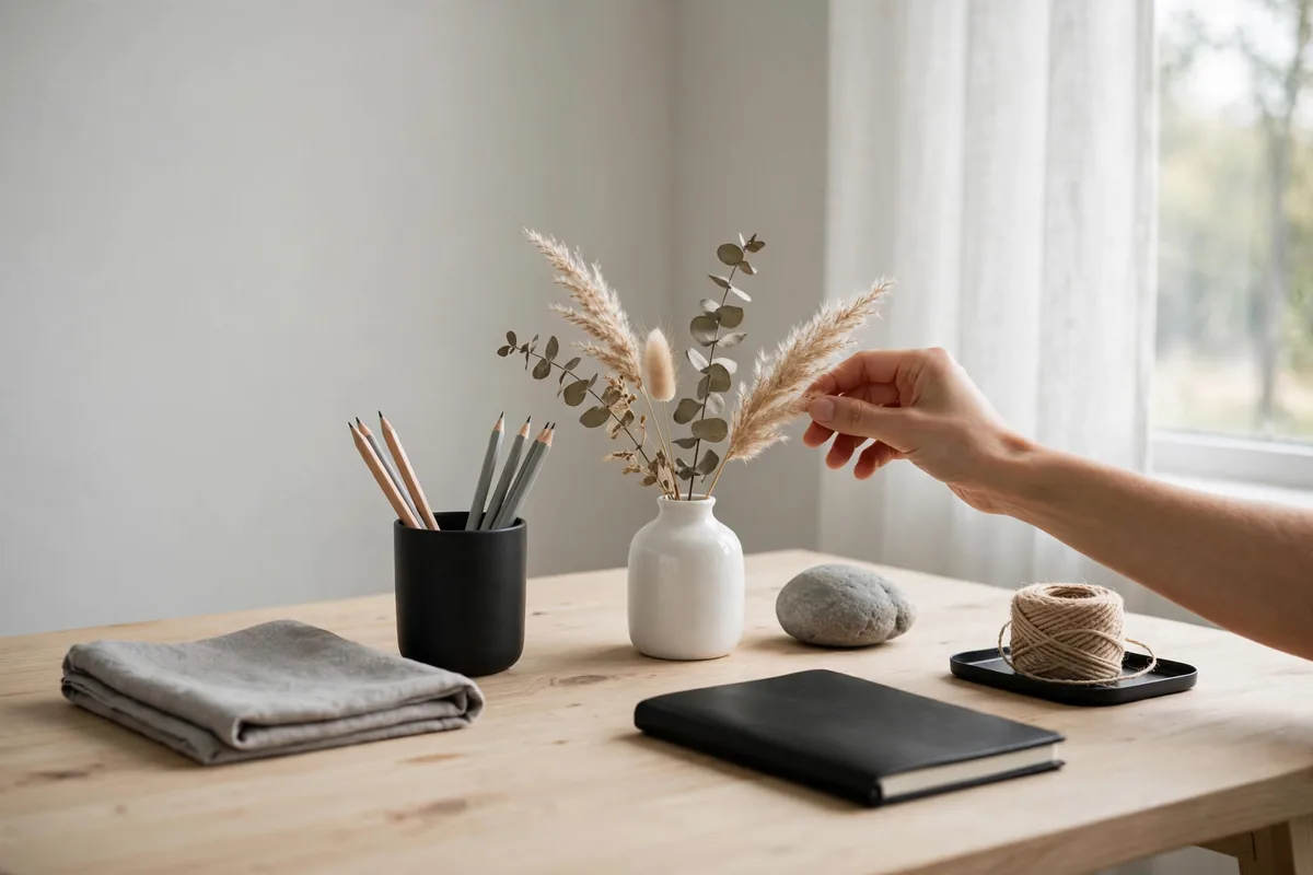 A tidy design desk