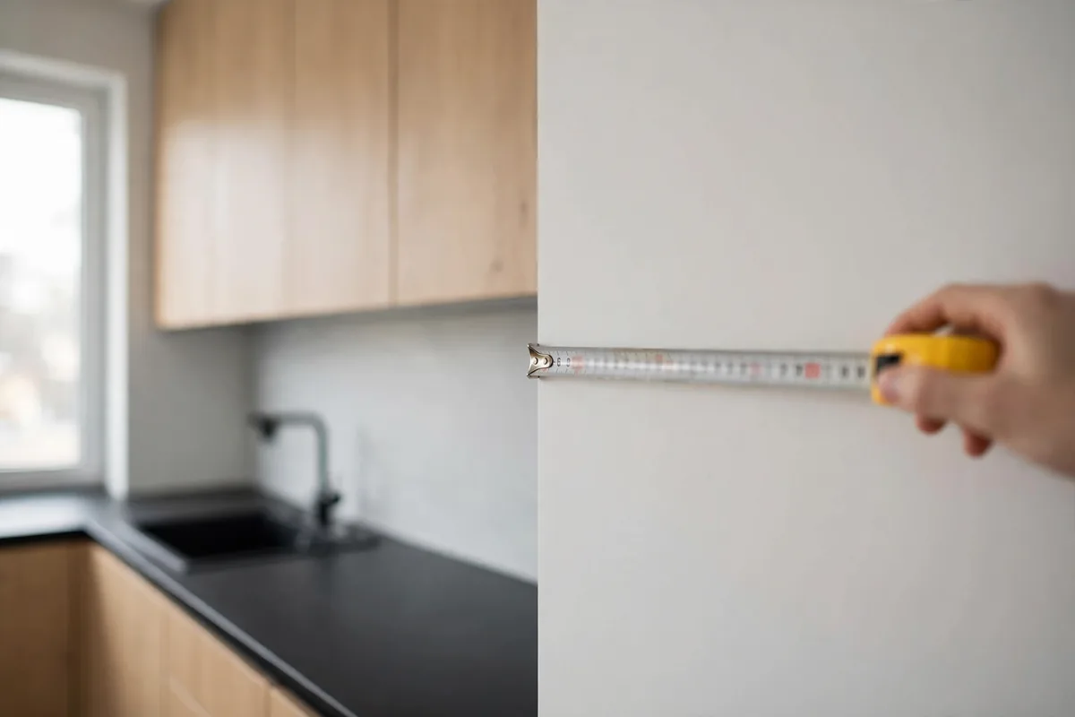 Measuring a kitchen
